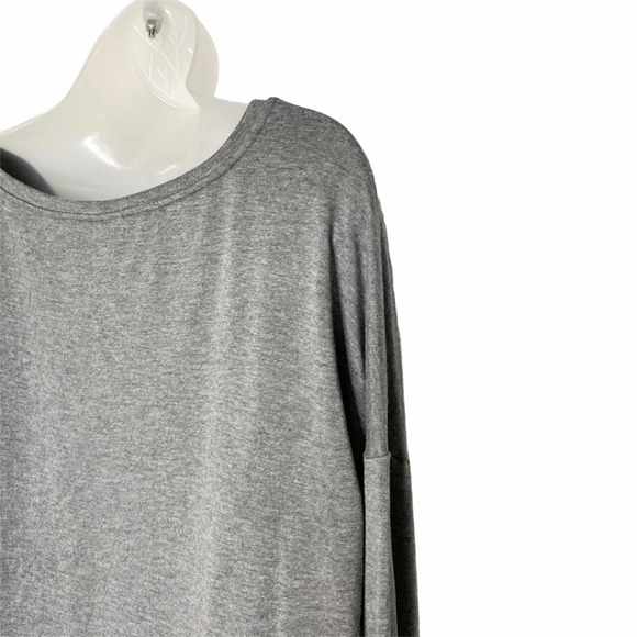 Soma Blouse Womens Loungewear Long Sleeve Top Stretch V Neck Soft Gray Medium - Picture 8 of 10